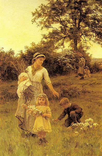 Frederick Morgan The Garland, oil painting image